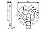 Disc frana MERCEDES S-CLASS (W221) (2005 - 2013) BOSCH 0 986 479 413