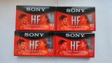 Lot 4 Casete SONY HF 90 SLIM TYPE I Normal Bias Sigilate