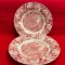 2 FARFURII ADANCI DIN PORTELAN ENGLEZESC ENOCH WOOD&#039;S &quot;ENGLISH SCENERY&quot; D23CM