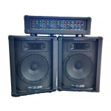 Mixer amplificat Hy-X-Amp FL-400 + 2 boxe pasive 200W+200W