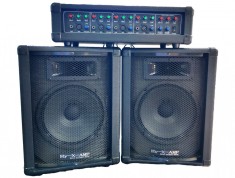 Mixer amplificat Hy-X-Amp FL-400 + 2 boxe pasive 200W+200W
