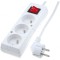 Prelungitor alimentare 3 Prize PVC alb 1,5m 16A