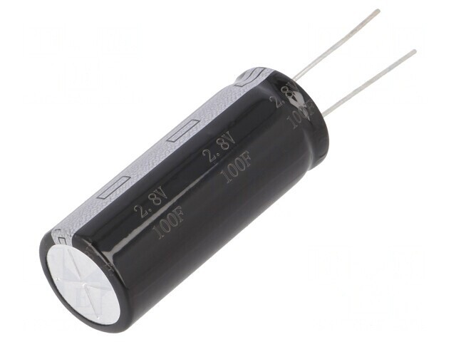 Supercondensator THT 100F 2.8V 18x45mm