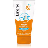 Lirene Sun Kids crema protectoare pentru fata rezistent la apa pentru copii 50 ml