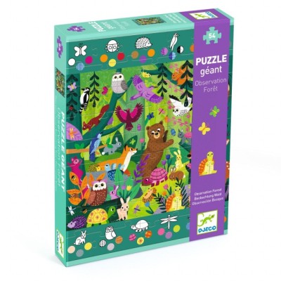 Puzzle gigant Aventuri in padure, Djeco foto