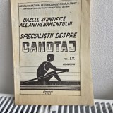 Bazele stiintifice ale antrenamentului Specialisti despre Canotaj Vol. IX