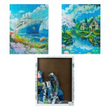 Set creativ: Mozaic cu diamante, canvas 40x50 cm, Oem