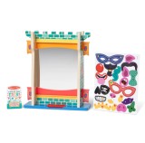 Set de joaca din lemn oglinda buclucasa - colectia distractie la targ, Melissa &amp; Doug