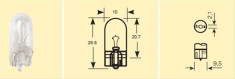 Bec auto led Ring W5W 5W 12V RB501 foto