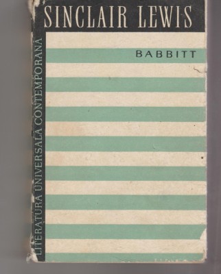 bnk ant Sinclair Lewis - Babbitt foto