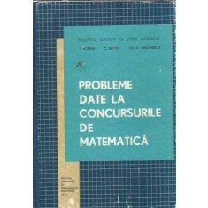 Probleme date la concursurile de matematica - T. Roman