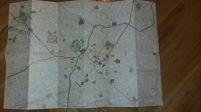Harta turistica MILANO plan oras turistic monumente 3D Milan Italia Duomo 1970+ foto