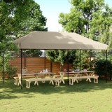 Cort de petrecere pliabil Pop-Up, taupe, 580x292x315 cm GartenMobel Dekor, vidaXL