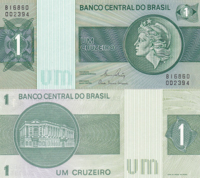 Brazilia 1 Cruzeiro 1980 UNC foto