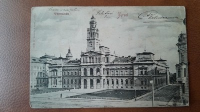 Carte postala, Arad Primaria, perioada interbelica foto