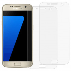 Folie Protectie Ecran OEM pentru Samsung Galaxy S7 G930, Plastic, Full Face, Edge Glue, set 2 buc
