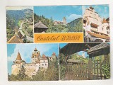 bnk cp Castelul Bran - Vedere - uzata - marca fixa