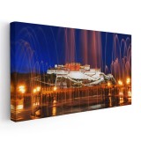 Tablou Palatul Potala Tibet Tablou canvas pe panza CU RAMA 70x140 cm