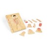 Puzzle anatomic din lemn - Baiat PlayLearn Toys, BigJigs Toys