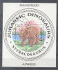 Guyana 1993 Prehistoric animals Jurassic perf sheet used L.119, Stampilat