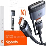 Mcdodo Cablu Adaptor De &Icirc;ncărcare Macbook Air Pro Usb-C Magsafe 3 140W 2M