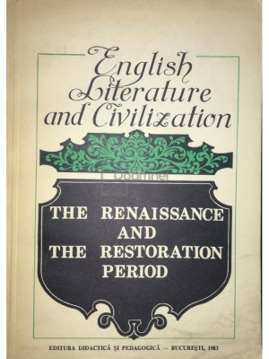 Ioan Aurel Preda (coord.) - English literature and civilization (Editia: 1983) foto