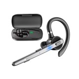 Casca Bluetooth New Bee M53, Bluetooth 5.1, Anulare zgomot, Cu carcasa de incarcare, Sunet HD, Multipoint, Autonomie baterie 60 ore, 15m, 13.6 grame,