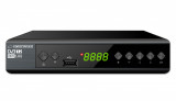 Receptor TV terestru, DVB-T2 H.265/HEVC EV111P, functie inregistrare programe, telecomanda programabila, USB, SCART, HDMI