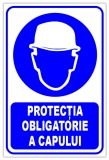 indicator protectia obligatorie a capului