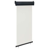 Copertină laterală de balcon, crem, 80 x 250 cm