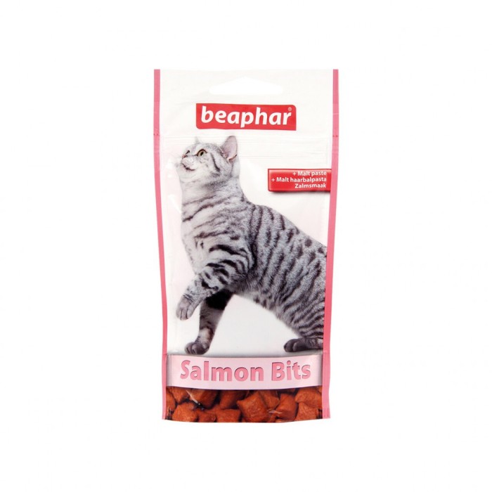 RECOMPENSE PENTRU PISICI SNACK PERNUTE CU SOMON BEAPHAR 35G