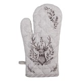 Manusa bucatarie termorezistenta bumbac bej Ren 18x30 cm