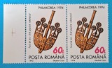 TIMBRE ROMANIA LP1351/1994 Expozitia PHILAKOREA -SEUL -Serie &icirc;n pereche -MNH, Nestampilat