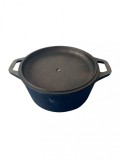 Cratita fonta cu capac 24cm Resigilat Handy KitchenServ