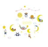 Cumpara ieftin Sticker decorativ, Animalute, Sweet dreams, 79 cm, 1294ST, Oem
