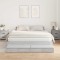 vidaXL Cadru de pat cu depozitare sonoma gri 236.5 x 200 x 31.5 cm 3335626