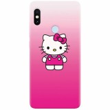 Husa silicon pentru Xiaomi Mi 8, Cute Pink Catty