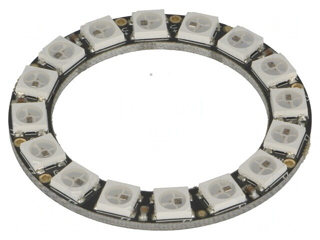 Inel LED RGB 5VDC 16 Diode WS2812B 44,5mm