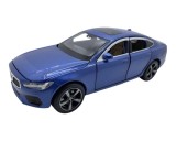Macheta din metal Volvo S90 albastru cu lumini si sunete 1:32