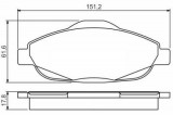 Placute frana Peugeot 3008, 308 (4a, 4c) SRLine parte montare : Punte fata