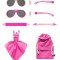 Ochelari de soare pentru copii MOKKI Click &amp; Change, protectie UV, roz, 2-5 ani, set 2 perechi