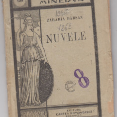 myh 620 - Biblioteca Minerva - 159 - Nuvele - Zaharia Barsan
