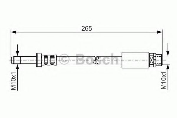 Conducta / cablu frana BMW Seria 1 (F20) (2010 - 2016) BOSCH 1 987 476 359