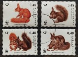 BC358, Slovenia 2007, serie fauna, veverite, wwf