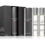 Chanel Allure Homme Sport Eau Extreme Eau de Parfum (1x reincarcabil + 2x rezerva) pentru bărbați 3x20 ml