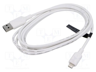Cablu USB 2.0 VENTION Apple Lightning - USB A nichelat, 2m foto