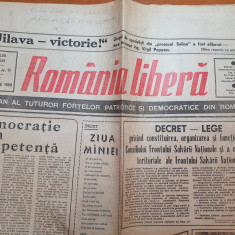 romania libera 29 decembrie 1989-articole si foto revolutia romana