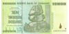 Bancnota Zimbabwe 10 Trilioane Dolari 2008 P-88 UNC | Bancnote Straine Africa