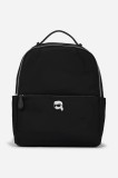 Karl Lagerfeld rucsac femei, culoarea negru, mic, neted, A2W30183