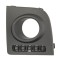 Grila bara fata Ford Fusion (Jus), 09.2005-2012, Dreapta, 1369324, 325827-4 cu locas pentru proiectoare